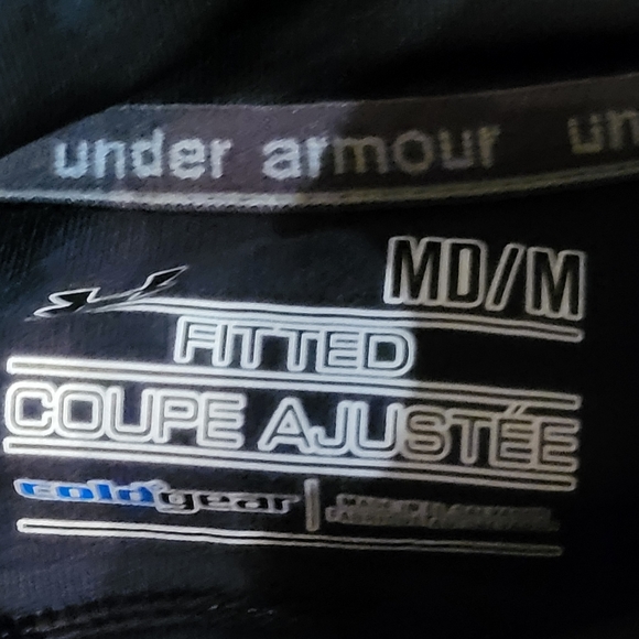 UNDER ARMOUR FITTED COLD GREAR MOCK SZ M EXCELLENT CONDITION - Picture 2 of 4